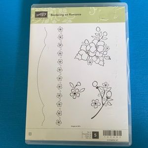 Stampin Up! Bordering on Romance stamp set